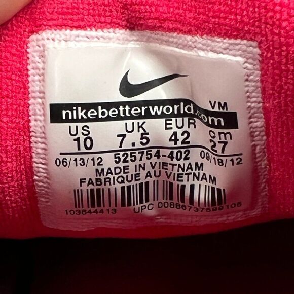 Nike Flex Experience RN Shoes Women's Size 10 Thunder Blue Volt Running Sneakers - Picture 12 of 12